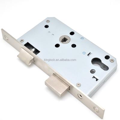 China Public building smoke proof and fireproof 6085Z stainless steel mortise door lock for Hungary for sale