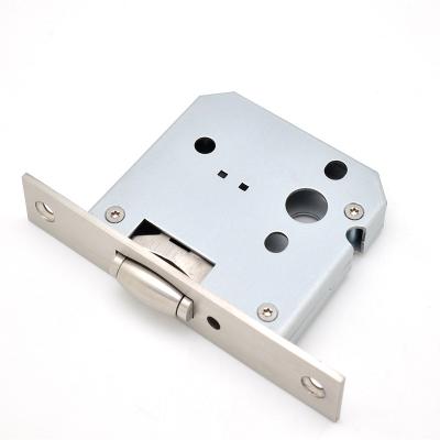 China Stainless Steel Mortise Ball Latch Small Slim Lockset Lock With Roller Pass Lock 138*24*3mm for sale