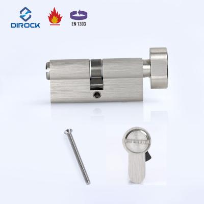 China WC HPB59-1 Euro Brass Cylinder With EN 1303 Keyless Euro Lock Knob / Washroom Brass Privacy Cylinder Cylinder For Toilet for sale