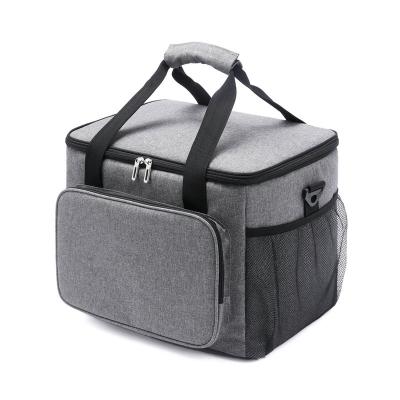 China YIMYIK Source Factory Wholesale Large Capacity Bag Insulated Waterproof Solid Carry Food Canvas Cooler Bag for sale