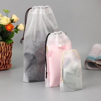 China Hot-selling EVA Transparent Quality Drawstring Bag Travel Toiletry Bag YIMYIK Amazon Storge for sale