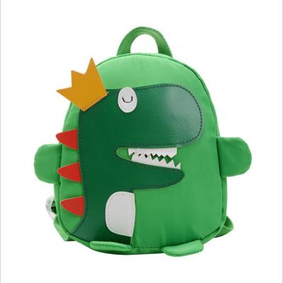 China The other Korean version of new children's cartoon dinosaur backpack all-match children's Oxford cloth backpack kindergarten baby school bag for sale