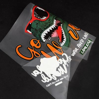 China Tagless Viable High Quality Hot Sale Personalized T-Shirt Printed Apparel Iron On Custom Thermal Transfer Stickers for sale