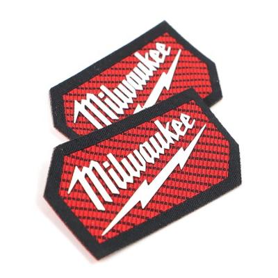 China 3D Iron On Custom Shaped Textile Woven Labels Heat Transfer Print 3D Raised Silicon Logo Patches for sale