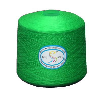 China Sustainable 20/2 30/2 40/2 50/2 60/2 ring spun TFO High quality 100% spun polyester yarn for sewing thread for sale