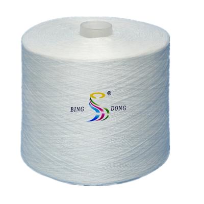 China Anti-bacteria China ring light or semi-matte 20/2 30/2 40/2 42/2 50/2 etc. raw white spun 100% spun TFO polyester yarn for sale