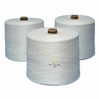 China 60/2 White Paper Cone Dye Tube Sustainable Raw Ring Spun TFO Quality 100% Spun Polyester Yarn For Sewing Thread for sale