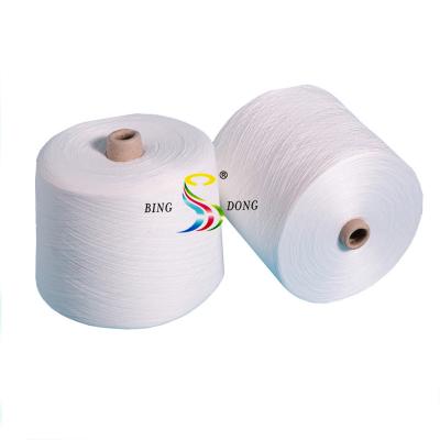 China Sewing sustainable use 20/2 20/3 20/4 30/2 30/3 40/2 40/3 50/2 50/3 60/2 spun 100% polyester bright raw white z twist yarn for sale