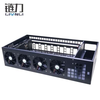 China With Fan Lianli 8gpu 3070 3080 3090 Case Intel CPU 1037U Server Case Support 3080ti Graphics Cards for sale