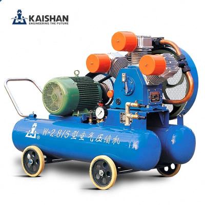 China Kaishan 98cfm 5bar W-2.8/5 portable mining piston air compressor for mine rock en venta