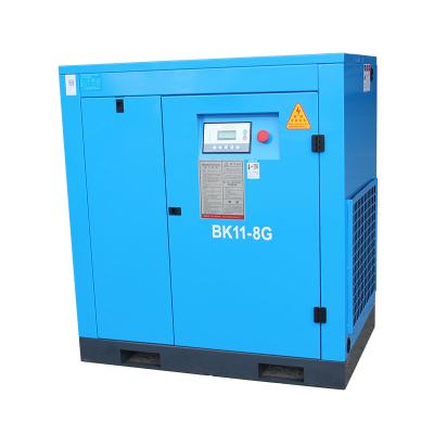 China KAISHAN BK11-8G high compressor screw air compressor stationary industrial equipment for sale