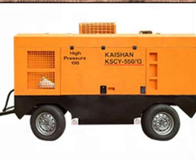 China Diesel driven portable machine Kaishan KSCY560-15 best price screw big air compressor à venda