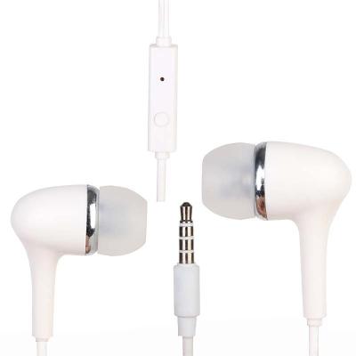 China In-Ear Wire-Controlled Headset With MIC Round Head 3.5mm Connector Suitable For Android, Apple, And Computer for sale