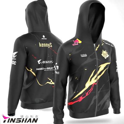 China Promotional Good Quality Heat Custom Team Wearing 2021 E-sports Printed Logo Hoodies for sale