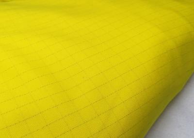 China Comfortable Breathe Freely Grid Anti Static Fabric Thick Yarn Card 275 Grams for sale