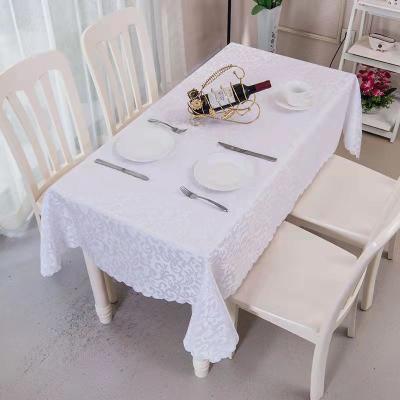 China Wholesale modern simple square living room kitchen balcony waterproof polyester tablecloth for sale