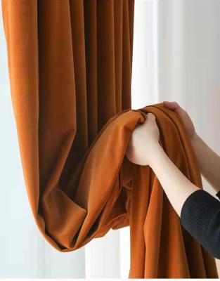 China Blackout Factory Direct Sales 280cm Velvet Fabric Textile Curtain Fabric for sale