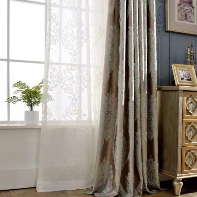 China New High Quality Wrinkle Resistant Fashion Polyester Jacquard Brocade Curtain Fabric for sale