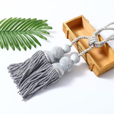 China Well Crafted Home Decoration Curtain Rope Tassel Fringe Tassel Curtain Tieback Design for sale