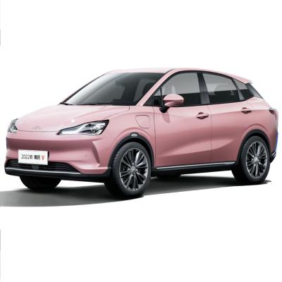 China Nezha New Product Pink Limited Leather V 400 Lite New Energy Sport Utility Vehicle Electric Car Automobile For Girl Drive In City for sale