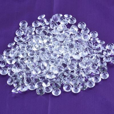 China Europe Lot 100pcs 12mm Crystal Glass Diamond For Aquarium Party Home Office Flowerpot Decor for sale