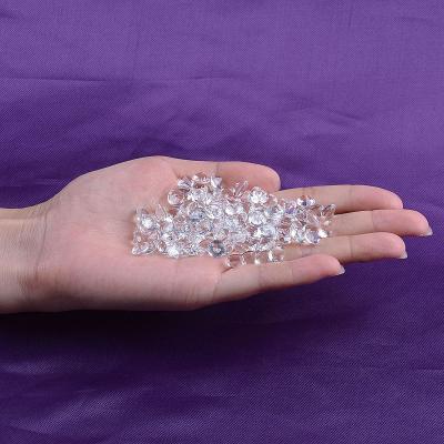 China Europe 6mm Diamond Clear Crystal Beads For Guest Favors Wedding Home Decor Ornament for sale