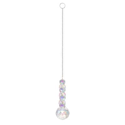 China Color Crystal Balls Hanging Pendant Prism Crystal Sun Light Catcher handmade of decoration ab for sale