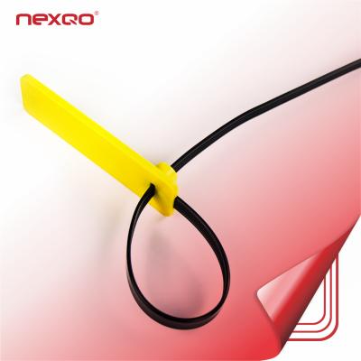 China Warehouse Wholesale Customized RFID RFID Cable Tie Tag With Logo Printing for sale