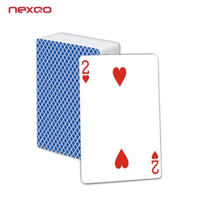 China PVC / Paper Customized Logo Printed RFID Plastic Poker Card 100% RFID Playing Cards for sale