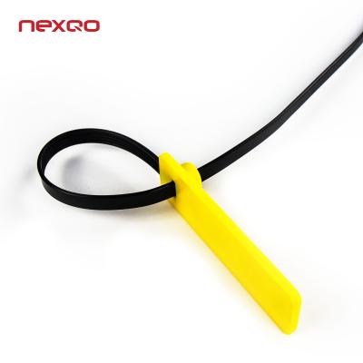 China BKCT02 Warehouse Eco-friendly Custom Printed Self Locking Plastic Zip Tie RFID Cable Tie Nylon Tag China Manufacturer for sale