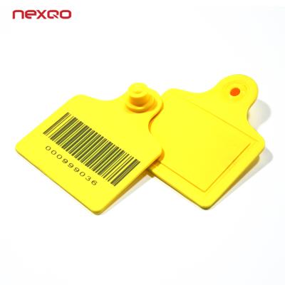 China Eco-friendly RFID Animal Ear Tag for sale