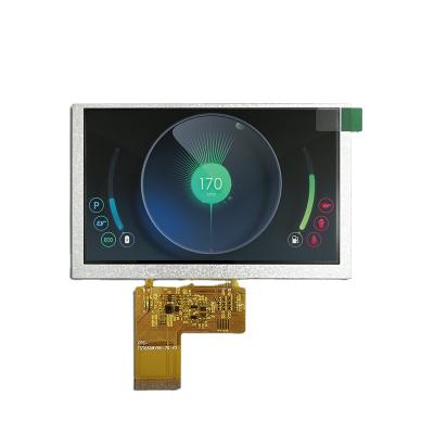 China sunlight readable resoltuion 800x480 tranflective 5 inch tft lcd display module with rgb interface 5 inch for sale