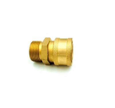 China High Pressure Washer M22M - 3/8 QC Laundry Pressure Coupler Quick Connect Coupling for sale