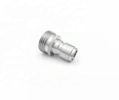 China Hose Stainless Steel Quick Coupler Garden Hose Fitting Quick Connector for sale