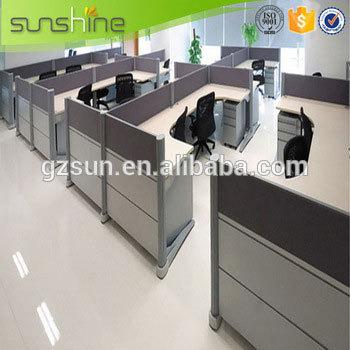 China Melamine Office Partition Standard Size Used Aluminum Material Office Screen Modular Partition Partition for sale