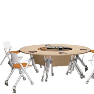 China Executive Modern White High Quality Multifunctional Folding Office Training Table for sale