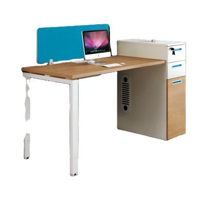 China Aluminum edgebanding around high quality office furniture 1 person screen workstation XFS-M1560 for sale