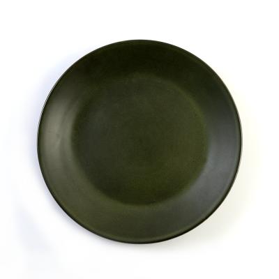 China Stocked Chunyu Factory Dishes Direct All-Season Use Stoneware Ceramic Dinner Dish for sale