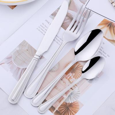 China Buyerstar Silverware Viable Black Gold Plated Spoon And Fork Wedding Cutlery Set Metal Stainless Steel Flatware Sets For Restaurants for sale