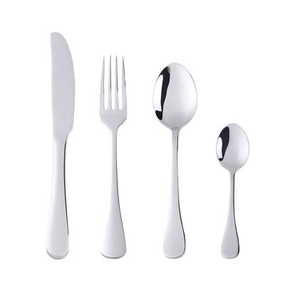 China Buyerstar Bulk Viable Gold Plated Silverware Fork Knife Spoon Flatware Set 18/10 Metal Stainless Steel Utensils Cutlery Set For Hotel for sale