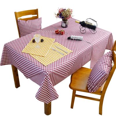 China Disposable factory sale the good price of the ribbon embroidery decorations vintage restaurant home square tablecloth for sale