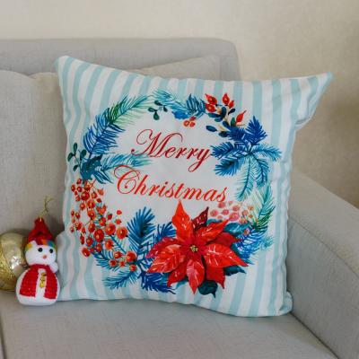 China Embroideried Printed Jacquard Crochet Cutout Ribbon Lovely Soft Handmade Embroidery Cushion Cover For Christmas for sale