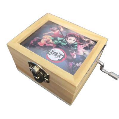 China Custom Photo Frame Hand Crank Photo Frame Music Box Music Anime Boxes for sale