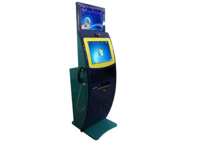 China Multi Functional Water - Proof Credit Card Backing and Document Printing Dual Screen Kiosk for sale