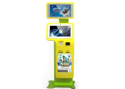 China Automatic Bill Pay Freestanding Dual Screen Kiosk with Touch Screen for sale