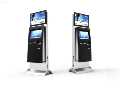 China Information and Internet Access Dual Screen Kiosk For Collection Pay of Utility Bills for sale