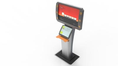 China Mutifunction Retail / Ordering / Payment 19, 22 Inch TFT LCD Monitor Dual Screen Kiosk for sale