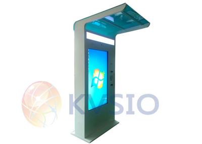 China Weather-Poof Outdoor Touch Screen Kiosk , Outside Credit Card Payment for sale