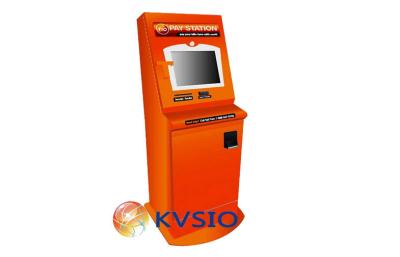 China 32 inch Touch Screen Bill Payment Kiosk / Water-Proof currency exchange Kiosk for sale