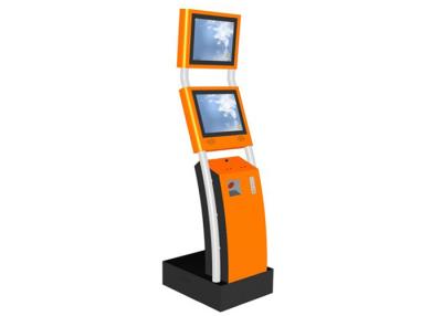 China Dual Screen Coin Operated and barcode scanning Market computer Multifunction Kiosk for sale